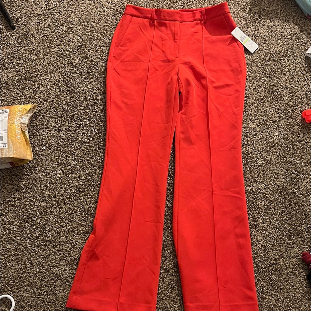 DKNY Bold Red Trousers